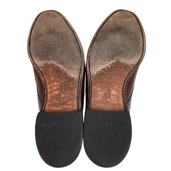 Allen Edmonds Clifton Mens Leather Oxford Captoe Dress Shoes Brown - Picture 7 of 13